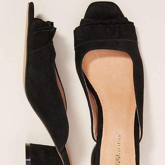 Anthropologie Shoes - Anthropologie Matiko Wren Mules Black Size 8
